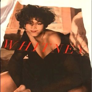Whitney Houston Shirt White Singer Music New